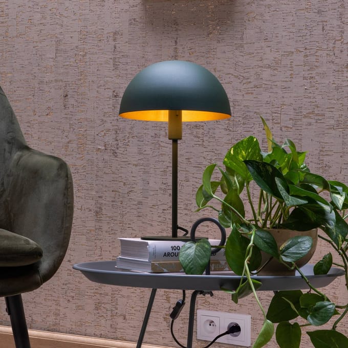 Lucide SIEMON - Tafellamp - Ø 25 cm - 1xE14 - Groen