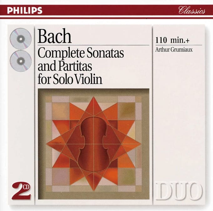 Arthur Grumiaux - J.S. Bach: Complete Sonatas & Partitas For Solo Violin (2 CD) (Complete)