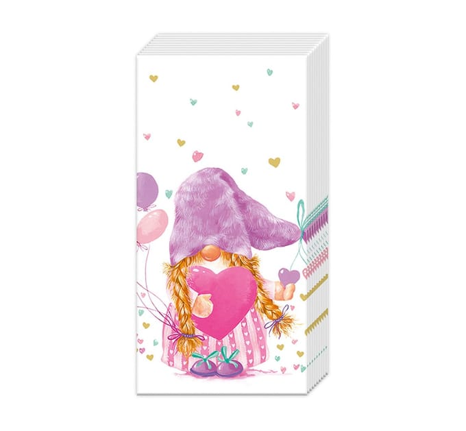Papieren zakdoeken "Alice"