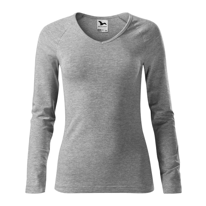 Dames-T-shirt met lange mouwen Malfini Elegance 127