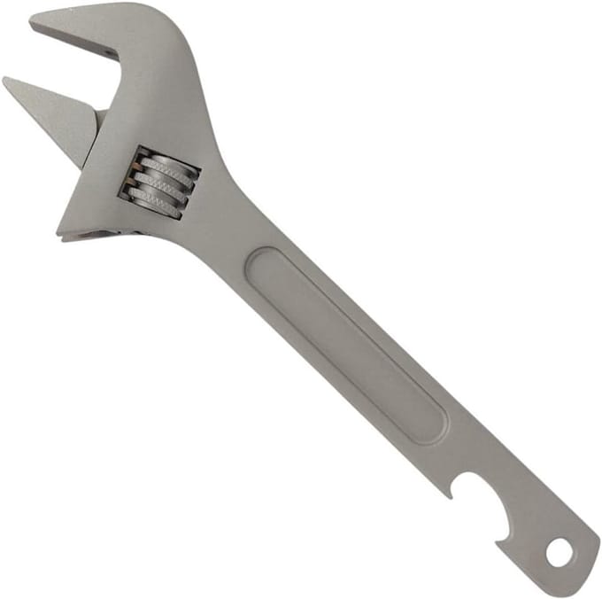 Verstelbare Multifunctionele Sleutel met Flesopener van GR5 Titanium - 150mm