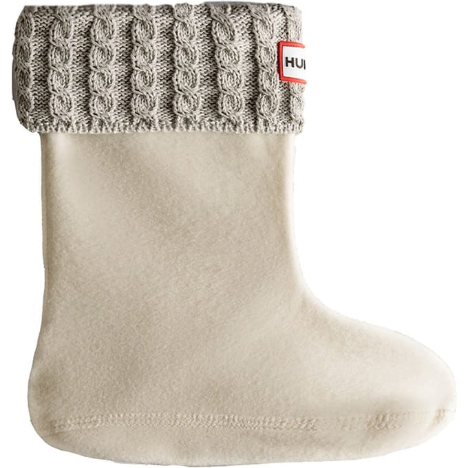 Hunter Hergebruikte Mini Kabel Kindersokken Beige