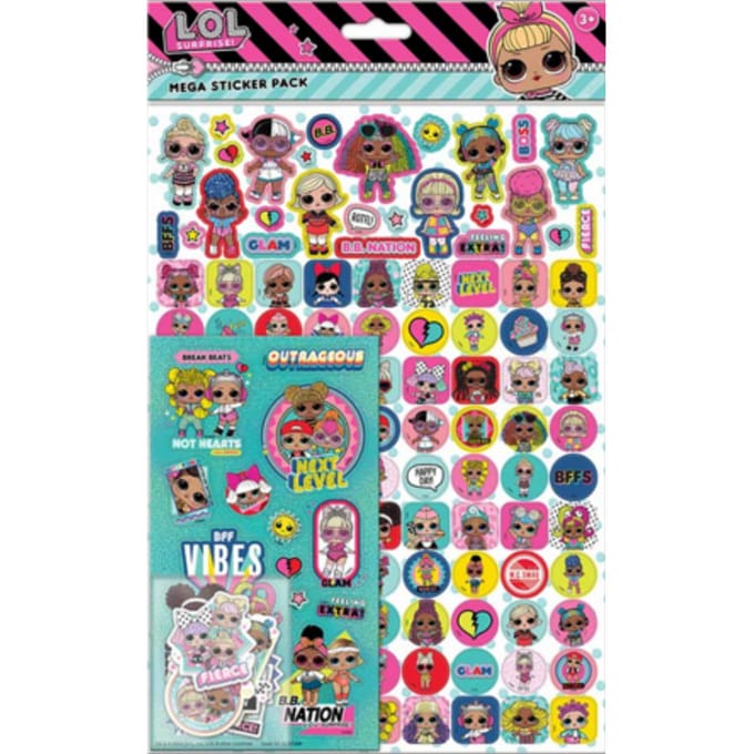 L.O.L. Surprise Next Level Mega Sticker Pack