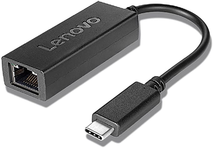 Lenovo USB-C, Netwerk Adapter [1x USB-C stekker - 1x RJ45-bus] Lenovo USB-C to Ethernet Adapter - Netzwerkadapter