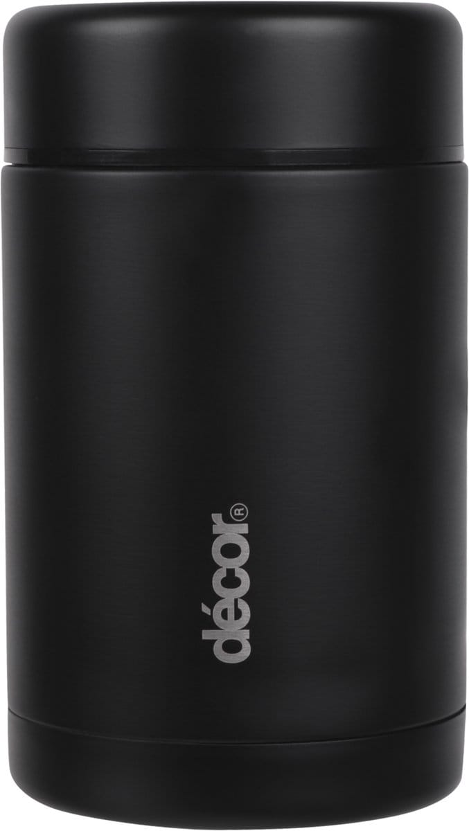DÉCOR IDW Voedseldrager - 520ml - Zwart