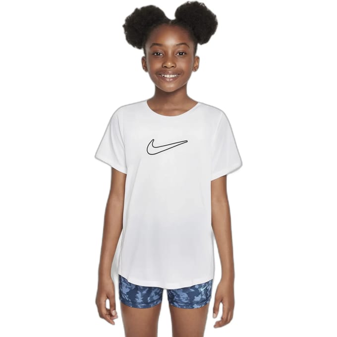 Strakke zwemtop voor meisjes Nike One