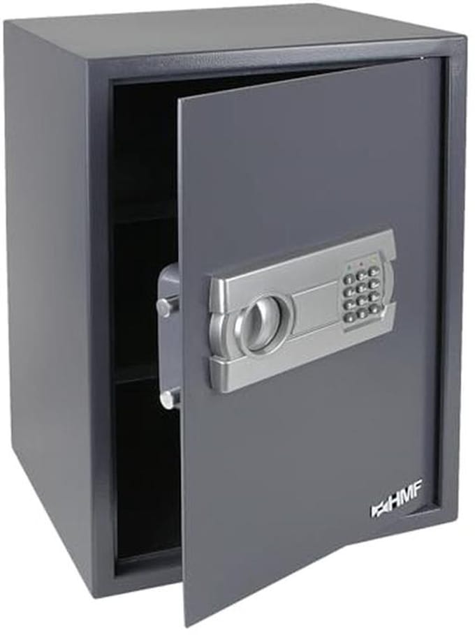 Meubelkluis met elektronisch slot - 50x35x31 cm - Antraciet