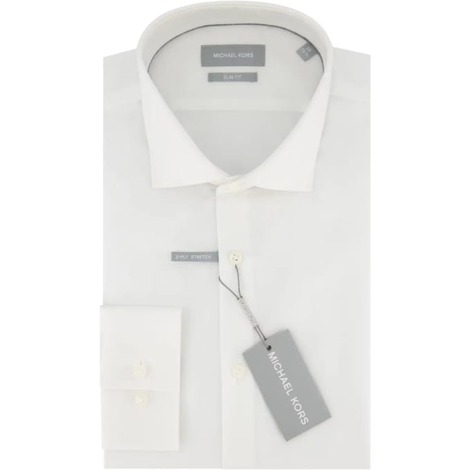 Slim stretch shirt zonder verpakking Michael Kors Poplin