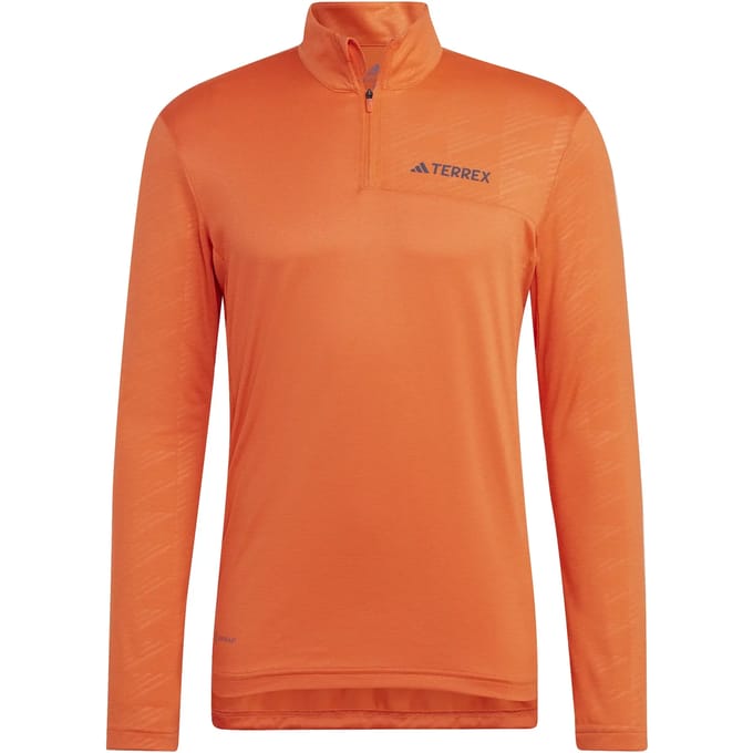 1/2 rits trui met lange mouwen Adidas