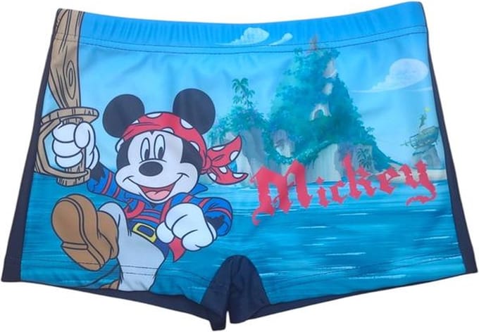 Mickey Mouse zwembroek - zwemboxer Mickey Mouse - navy - maat 122/128