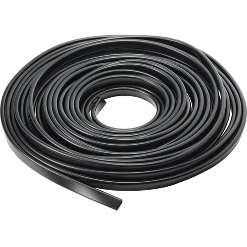 TRU COMPONENTS Randbescherming PVC Zwart 10 m