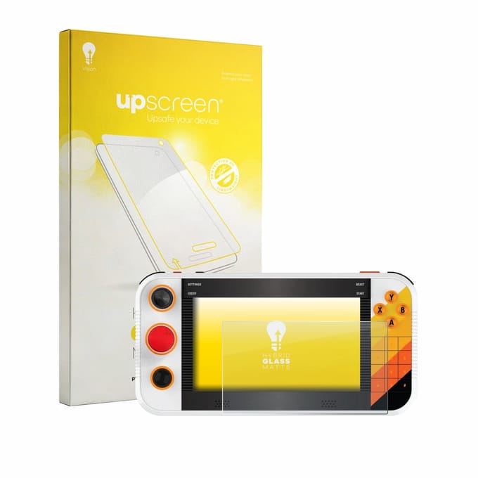 upscreen - Screenprotector voor My Arcade Atari Gamestation Go Portable - Folie Beschermfolie Beschermglas matte