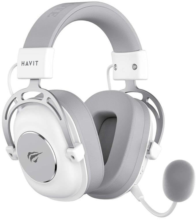 Havit H2002YG - Gaming Headset - Draadloos & Bekabeld - Wit & Grijs