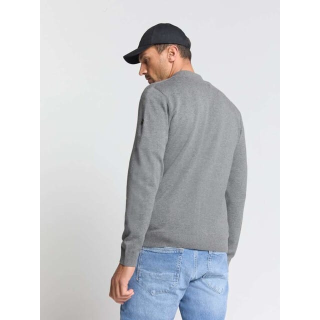 No Excess Cardigan 2 coloured melange grey melange