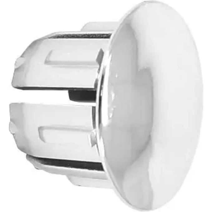 VELOX stuurdoppen 24 mm chroom 30 stuks