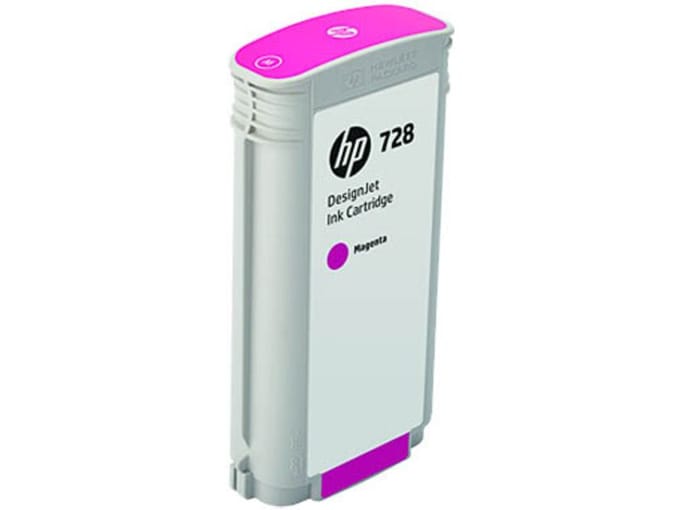 Inktcartridge hp f9j66a 728 rood