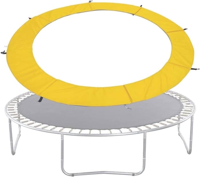 Trampoline Randhoes - Veiligheidsmat - Trampoline Veiligheid - Waterdicht UV-bestendig - 8FT - Geel