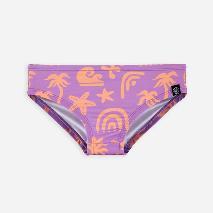 TROPICAL VIBES VIOLET – 80/86 – Bikinibroekje UV50+ bescherming