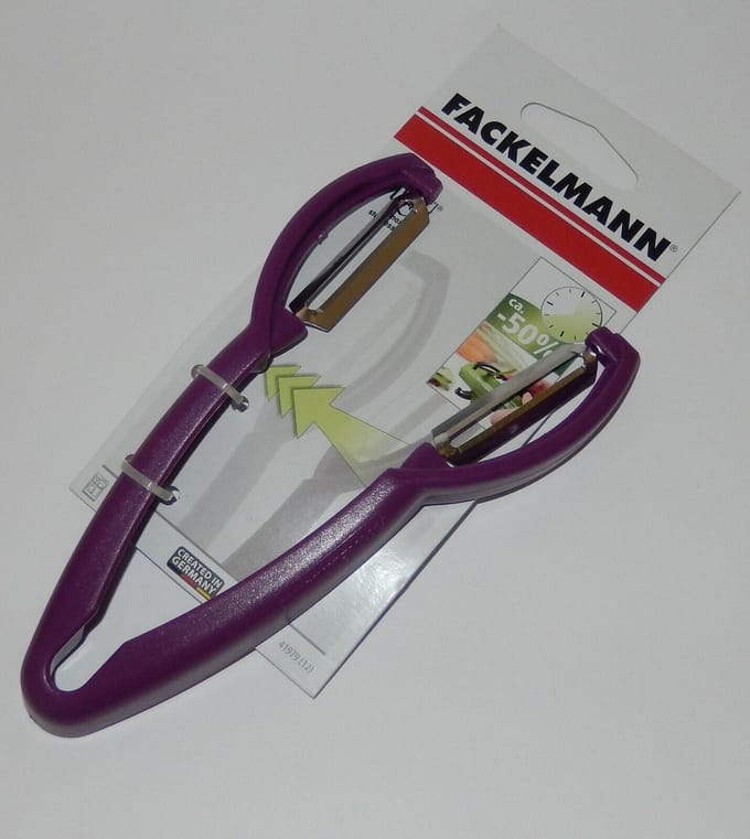 Fackelmann Groente- en Aspergeschiller - Ergonomisch Design - RVS Mes - Vaatwasmachinebestendig