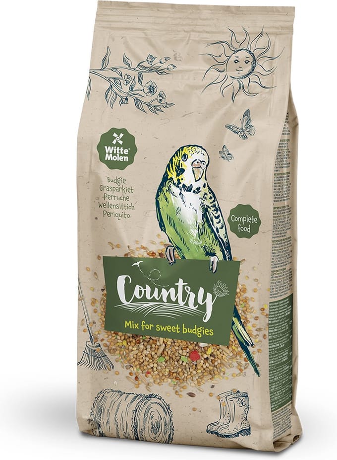 Witte Molen - Binnenvogelvoer - Vogel - Country Parkiet 0,6kg - 1st