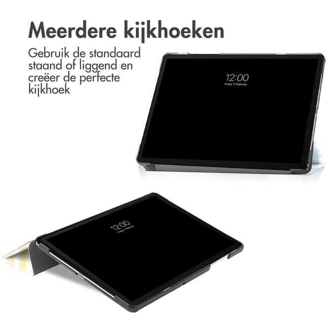 imoshion Tablet Hoes - Geschikt voor Samsung Galaxy Tab A9 Plus / Galaxy Tab A11 Plus - Design Trifold Bookcase