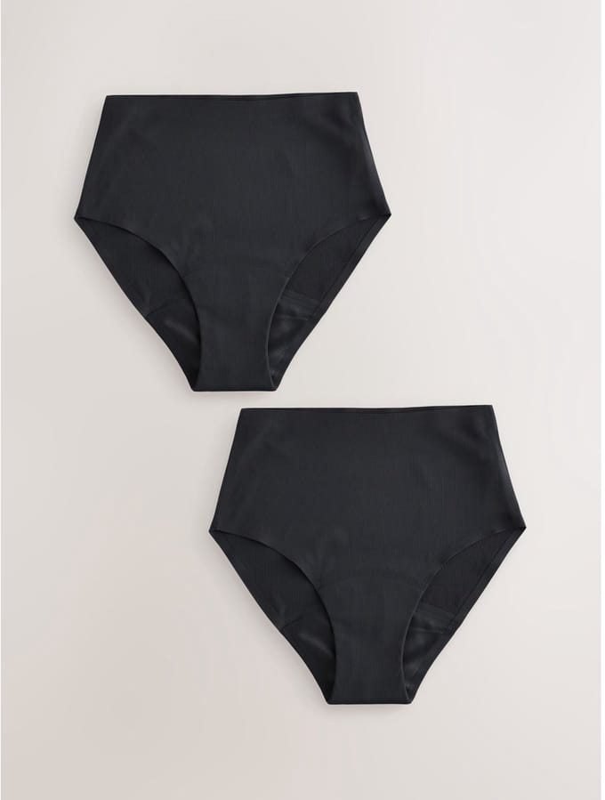 Next - Dames - Set van 2 No VPL menstruatieslips - Zwart