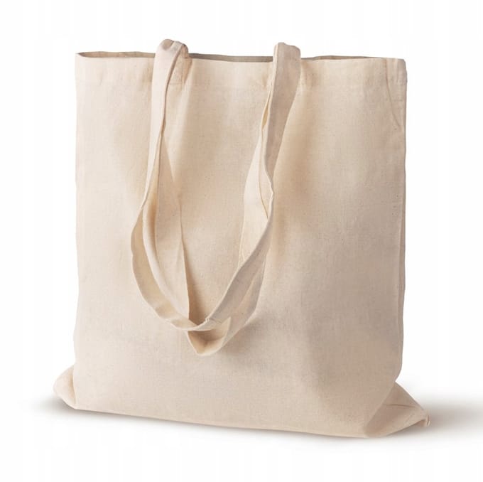 Ecru Katoenen Tas 30x45cm - Duurzaam & Stijlvol