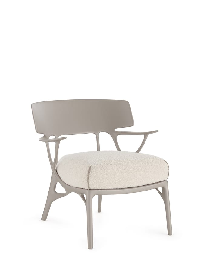 Kartell A.I. Loungestoel - 3B Gray/White