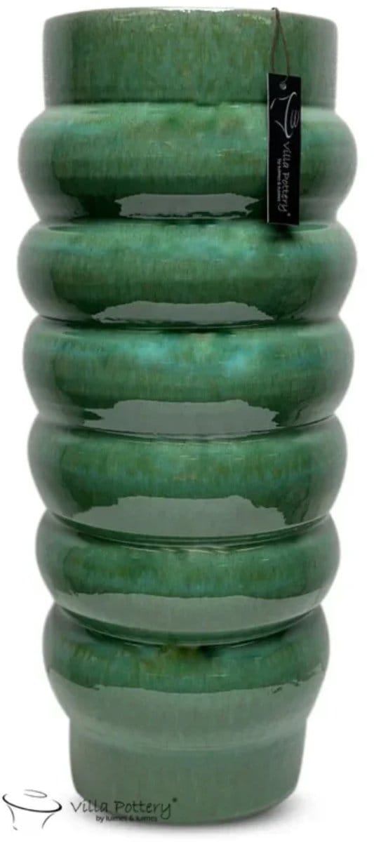 Vaas - Villa Pottery - Decoratie - Woondecoratie - Keramiek - Michelin 2 - Reactive Green