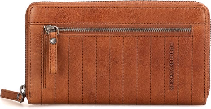 Leren RFID Portemonnee - Cora - Brandy Cognac