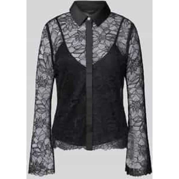 Regular fit blouse in 2-in-1-look