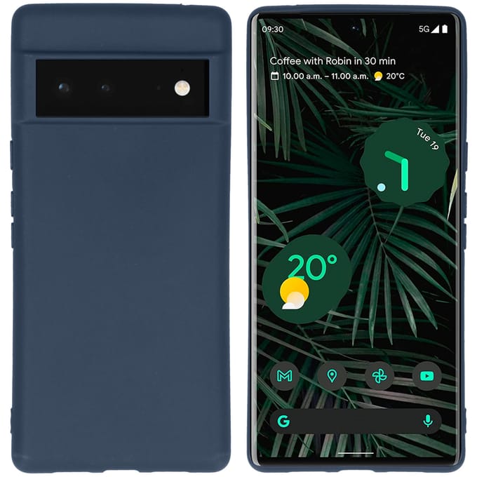 imoshion Hoesje - Geschikt voor Google Pixel 6 Pro - Color Backcover - Donkerblauw