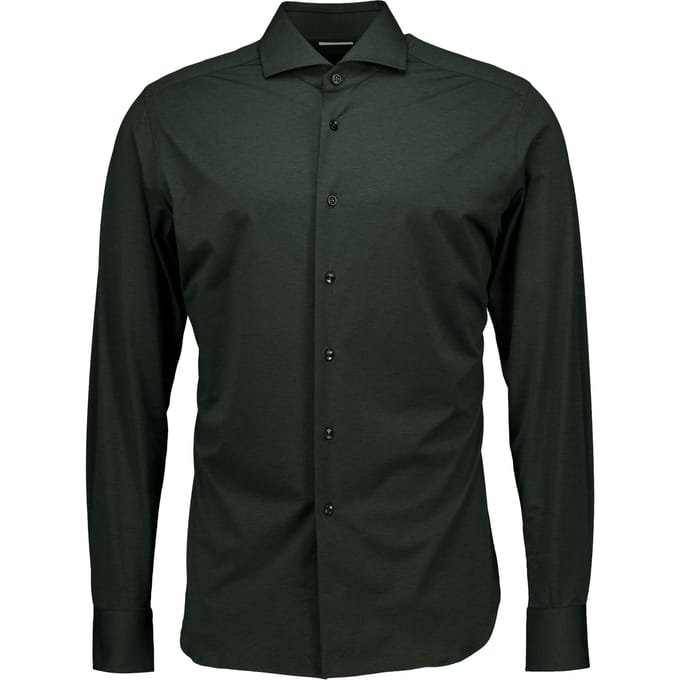 Xacus Active Shirt Lange Mouw Overhemden Groen Act520ml/31615