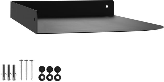 Hoekwandplank HOVER-XIV 300x200x30mm zwart