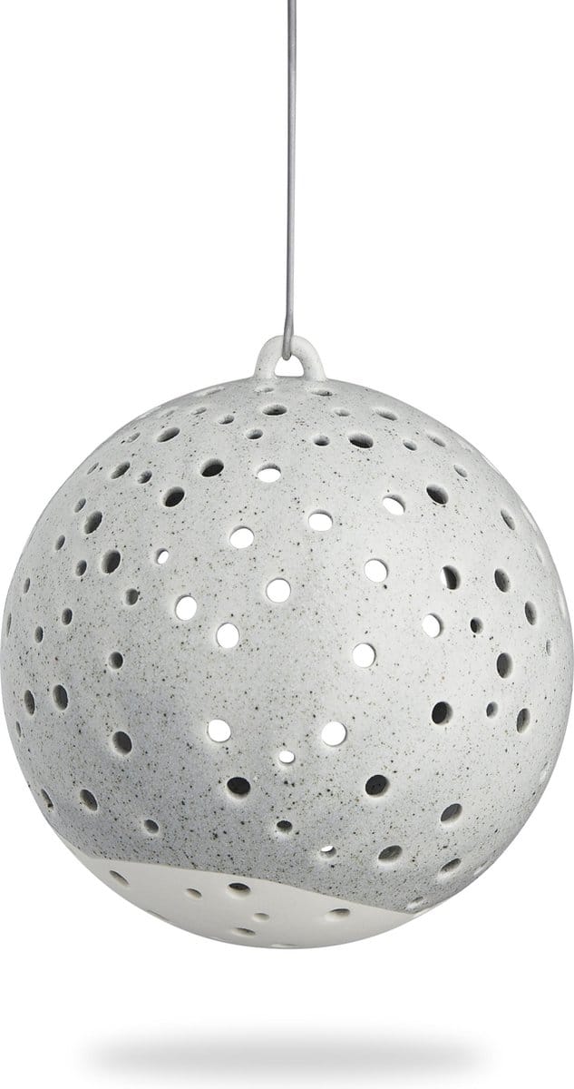 Kahler Design Nobili Theelichthouder - 14 cm - Grijs