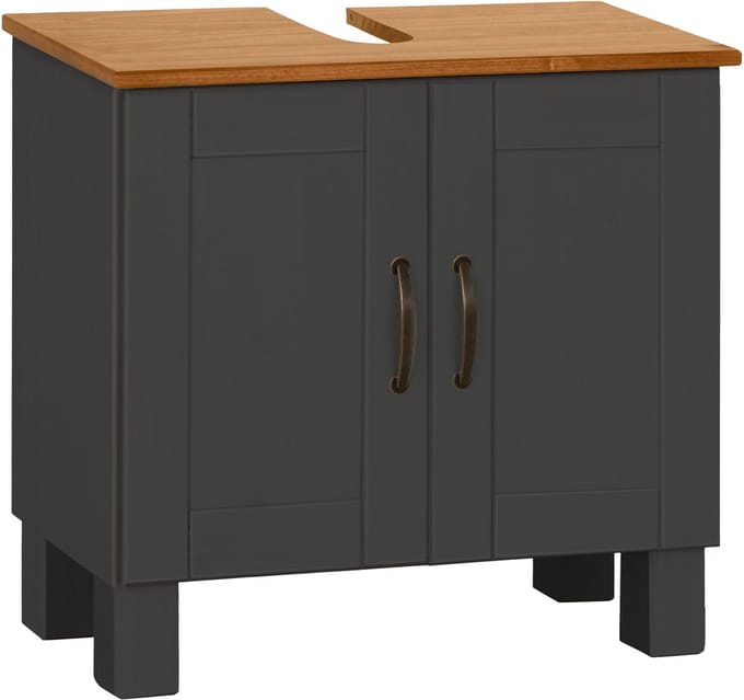 Atlas-Wandmeubel - 2-Deurs - Grijs Houtlook