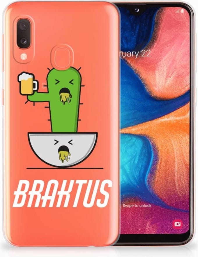 Samsung Galaxy A20e Telefoonhoesje met Naam Braktus
