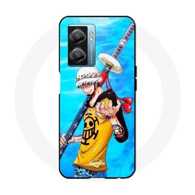 Hoesje - Oppo - A77 5G - Anime One Piece - Flexibel - Wit