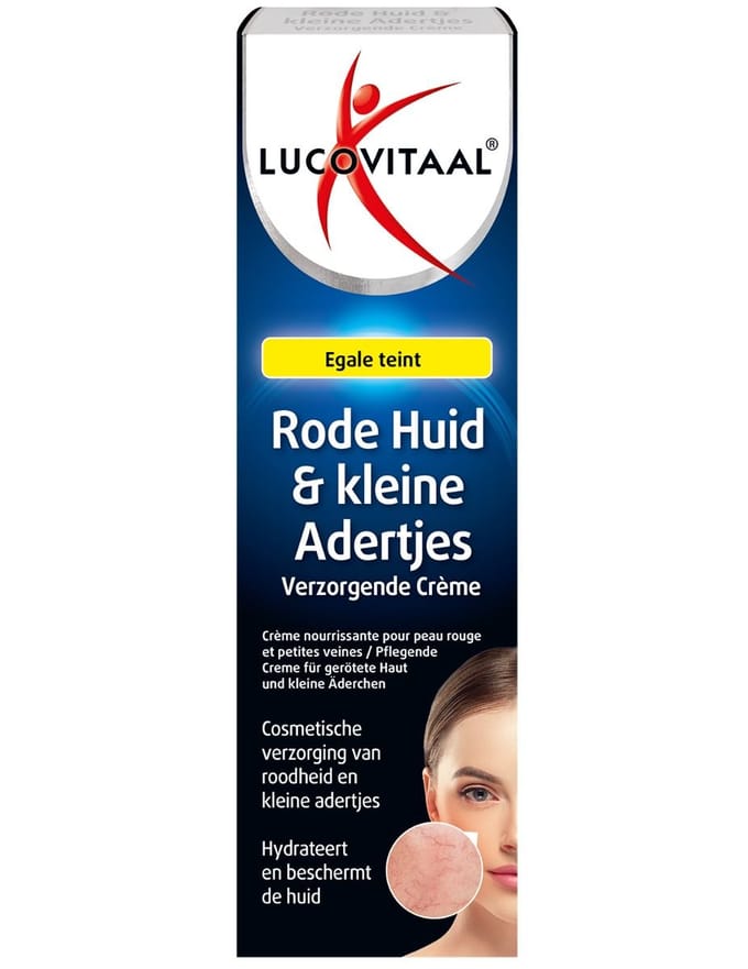 Lucovitaal Rode huid en kleine Adertjes Verzorgende crème 30ml