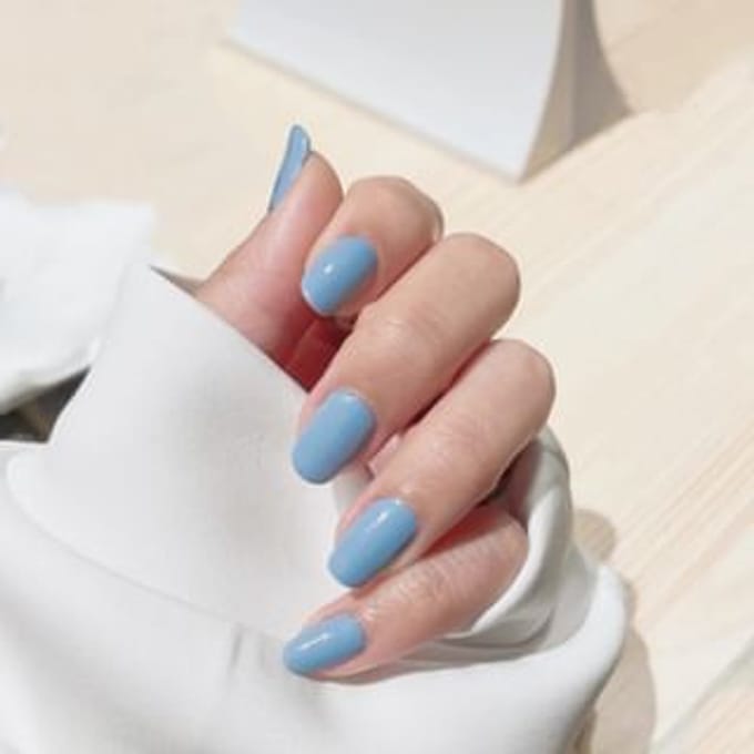 NAIL n THINGS - N23 - Salty Blue Self-Adhesive Nail Polish Wraps 1 set