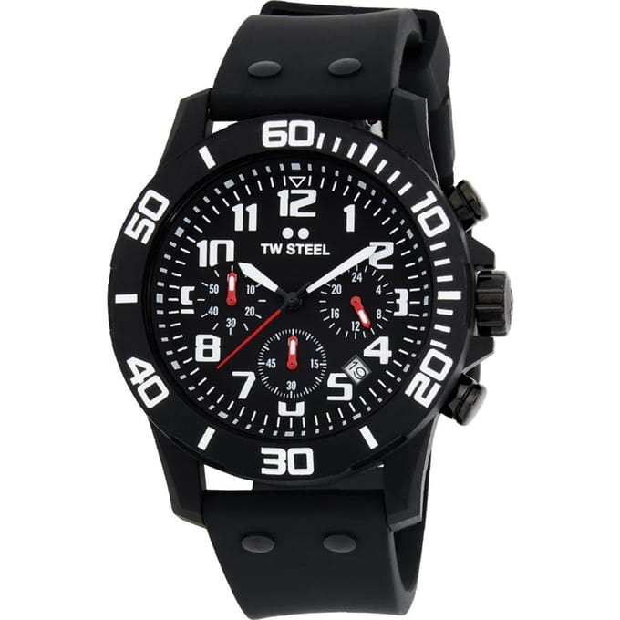 TW Steel CA1 Carbon chronograaf horloge 44 mm