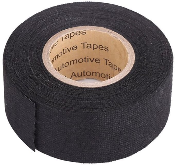 Dailygoody - Zwarte Zelfklevende Vilt Tape - Multifunctioneel - 32mm