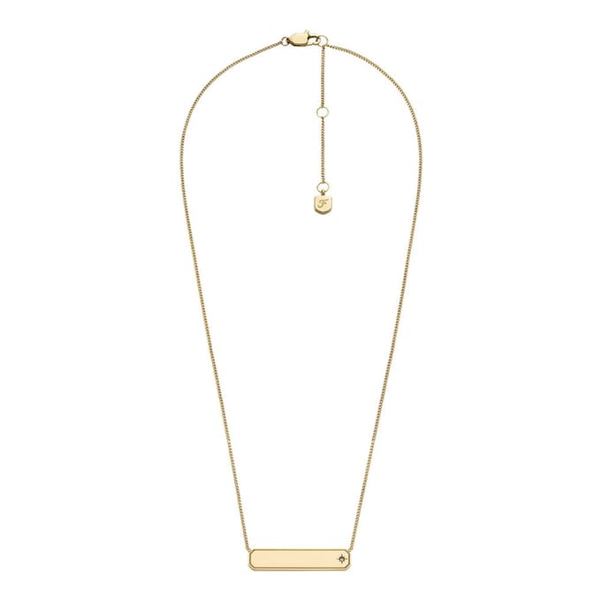 FOSSIL SADIE Dames Collier - Goudkleurig
