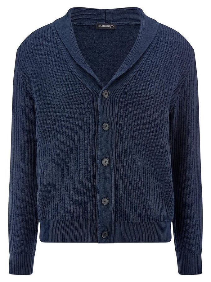 Vest sjaalkraag Van Louis Sayn blauw