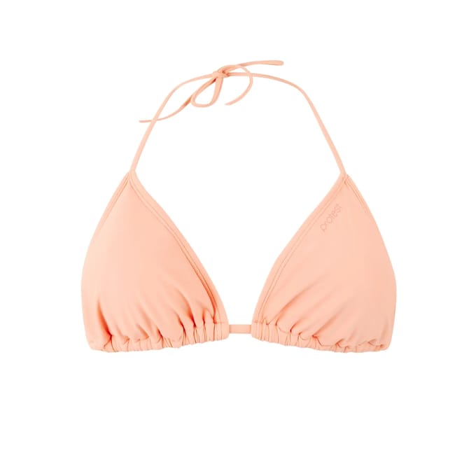 Protest MIXAlus - Triangel bikini top Dames - Koordsluiting - Uitneembare vulling - Normale pasvorm - Zwart