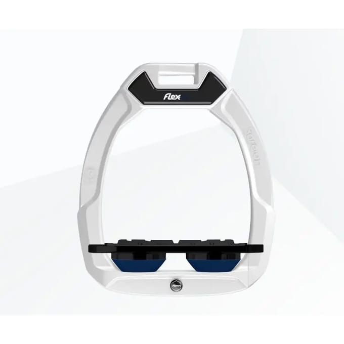 Veiligheidsschoen hestensport Plat Grip Wit/Zwart/Marin Flex-On Safe-On
