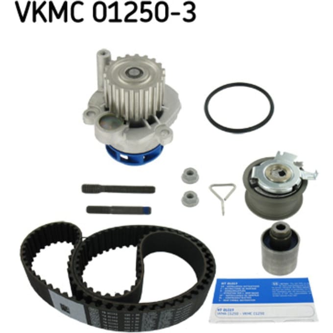 Waterpomp+distributieriem set SKF VKMC 01250-3