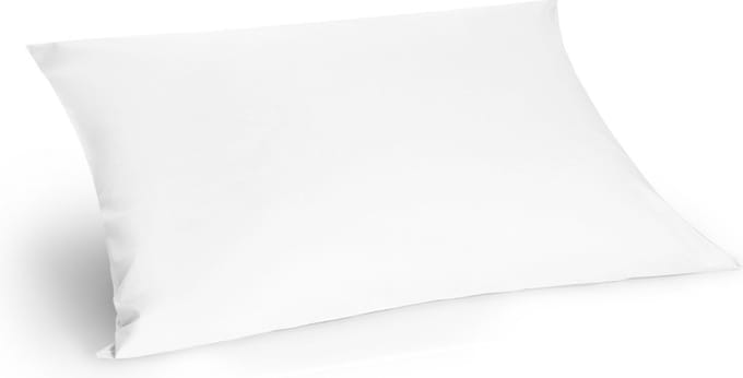 Yumeko kussensloop percal katoen wit 50x70 - Bio, eco & fairtrade - 1 stuk