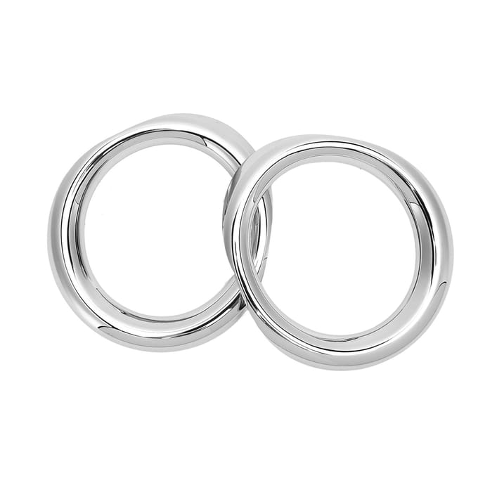 2 STUKS Auto Voor Mistlamp Ring Cover Trim Verchroomd Glanzend Vervanging voor CHR 2016?2018 white