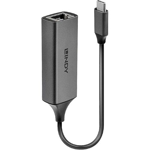 LINDY 43299 Netwerkadapter 5 GBit/s USB-C 3.1 Gen 1, Gigabit-LAN (1 Gbit/s), RJ45